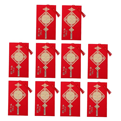 GLEAVI 10 Stück Teiliges Chinesische Hochzeitseinladungen Romantisch Gestaltet mit Gold Kreative Einladungskarten für Hochzeitsfeier Brautparty und Festliche Anlässe Beschriftbar von GLEAVI