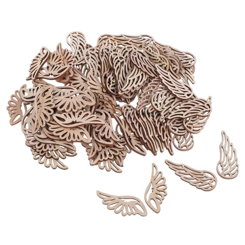 GLEAVI 100 Stück Engelsflügel Zum Basteln Beige Holz Engelsflügel Holzengelflügel Bambus Holzengel Ornamente GLEAVI 100 Stück Engelsflügel Zum Basteln Beige Holz Engelsflügel Holzengelflügel Bambus Holzengel Ornamente von GLEAVI