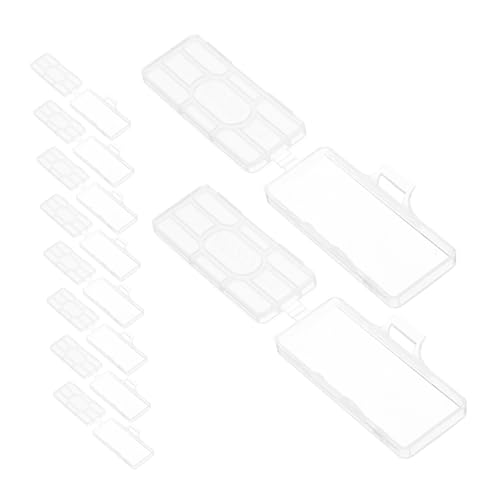 GLEAVI 100 Stück Kabelbeschriftungslabel Wasserdichte Transparente Halter für Kabelmarkierung zur Identifizierung von Elektrischen und Kommunikationsleitungen von GLEAVI