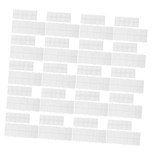 GLEAVI 100 Stück Transparentes Rundes Doppelseitiges Nano Klebeband Stark Haftend Rückstandsfrei Entfernbar Handreißbar für Wanddekorationen Bastelarbeiten Poster und Temporäre von GLEAVI
