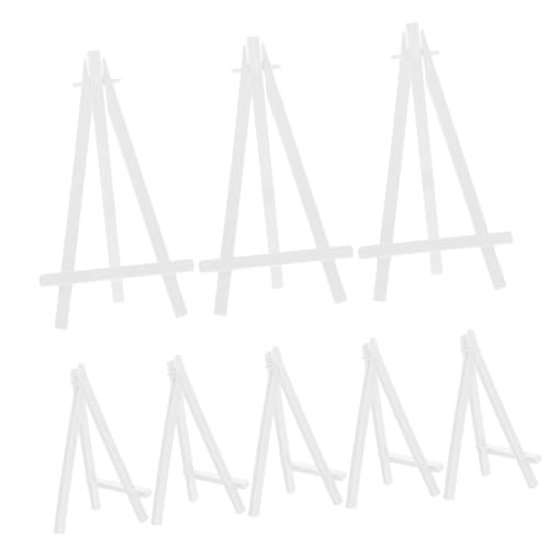 GLEAVI 10Stücke Kleine Staffelei Aus Kunststoff Tischaufsteller Für Kunstwerke Malerei Display Ergonomischer Für Fotos Und Karten Für Schlafzimmer Und Ausstellungsräume von GLEAVI