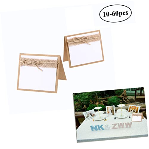 GLEAVI 10Stücke Rustikale Namenskarten für Hochzeiten und Partys Vintage Platzkarten mit Juteseil für Tischdekoration und Besondere Anlässe GLEAVI 10Stücke Rustikale Namenskarten für Hochzeiten und Partys Vintage Platzkarten mit Juteseil für Tischdekoration und Besondere Anlässe von GLEAVI