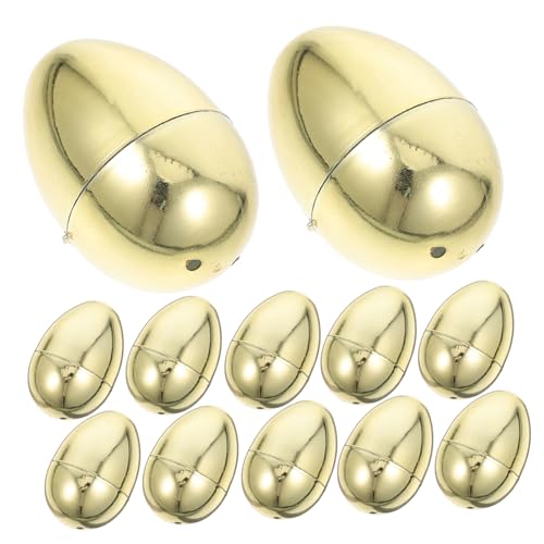 GLEAVI 12 Stück Kunststoff-Ostereier, Befüllbare Ostereier, Ostern-süßigkeitenbehälter, Osterei-Ornamente, Kunststoff-ostereierbehälter Für Lustige Aktivitäten, Party GLEAVI 12 Stück Kunststoff-Ostereier, Befüllbare Ostereier, Ostern-süßigkeitenbehälter, Osterei-Ornamente, Kunststoff-ostereierbehälter Für Lustige Aktivitäten, Party von GLEAVI