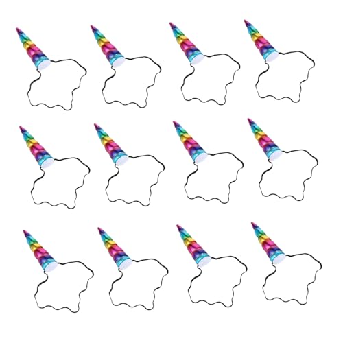 GLEAVI 12 Stück Teiliges Haarreifen mit Einhorn motiv Buntes Leichtes und Komfortables Haarband für Mädchen für Weihnachtsfeiern Kostüm Themenpartys GLEAVI 12 Stück Teiliges Haarreifen mit Einhorn motiv Buntes Leichtes und Komfortables Haarband für Mädchen für Weihnachtsfeiern Kostüm Themenpartys von GLEAVI
