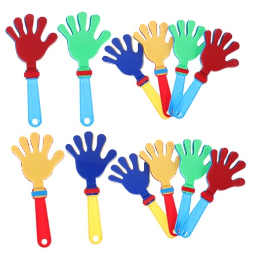 GLEAVI 12 Stück Teiliges Kunststoff Handklapper Noisemaker Bunte Partyspielzeuge Leichtes Sicheres zur Aufmerksamkeitsförderung und Gehirnentwicklung für Kindergeburtstag Zufällige Farbe GLEAVI 12 Stück Teiliges Kunststoff Handklapper Noisemaker Bunte Partyspielzeuge Leichtes Sicheres zur Aufmerksamkeitsförderung und Gehirnentwicklung für Kindergeburtstag Zufällige Farbe von GLEAVI