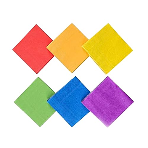 GLEAVI 120Stücke Farbige Servietten Kreative Papiertücher für Partys und Events pro Farbe Gesichtstücher für Festliche Anlässe GLEAVI 120Stücke Farbige Servietten Kreative Papiertücher für Partys und Events pro Farbe Gesichtstücher für Festliche Anlässe von GLEAVI
