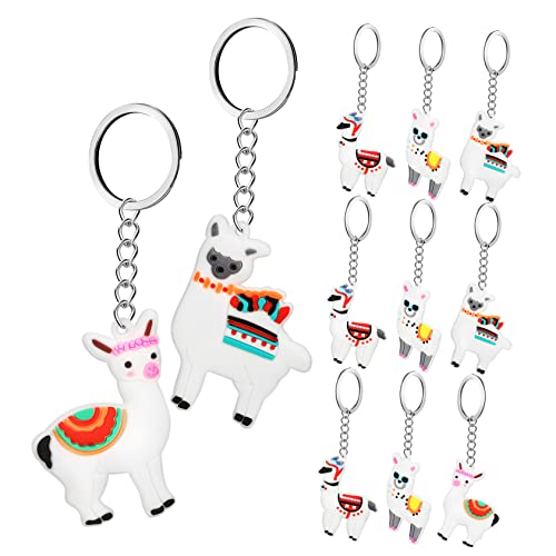 GLEAVI 12Stücke Alpaka Schlüsselanhänger Süße Cartoon Schlüsselringe für Taschen Rucksäcke und Autoschlüssel Perfektes für Geburtstage Feiertage und Besondere Anlässe GLEAVI 12Stücke Alpaka Schlüsselanhänger Süße Cartoon Schlüsselringe für Taschen Rucksäcke und Autoschlüssel Perfektes für Geburtstage Feiertage und Besondere Anlässe von GLEAVI