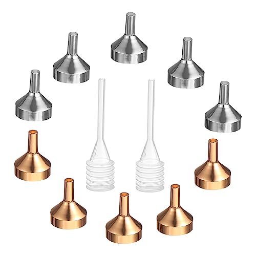 GLEAVI 12Stücke Teiliges Set Metalltrichter für Ätherisches Parfümöl Mini mit Breiter Öffnung zum Abfüllen Flaschen Langlebige Konstruktion für Präzises Umfüllen GLEAVI 12Stücke Teiliges Set Metalltrichter für Ätherisches Parfümöl Mini mit Breiter Öffnung zum Abfüllen Flaschen Langlebige Konstruktion für Präzises Umfüllen von GLEAVI