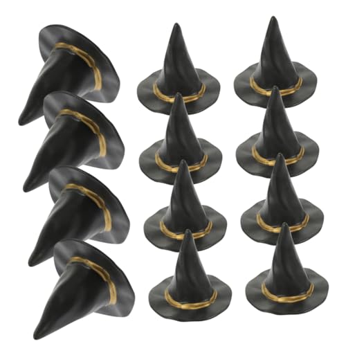 GLEAVI 12stücke Mini Hexenhüte Für Halloween Dekorationshüte Für Bastelprojekte Und Flaschen Für Festliche Anlässe Und Kreative - GLEAVI 12stücke Mini Hexenhüte Für Halloween Dekorationshüte Für Bastelprojekte Und Flaschen Für Festliche Anlässe Und Kreative - von GLEAVI