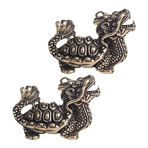 GLEAVI 1Stück Exquisites Dragon Turtle Messing Retro Desktop Ornament für Stilvolle Innendekoration Langlebig und Detailreich für Fengshui Enthusiasten Kompakte GLEAVI 1Stück Exquisites Dragon Turtle Messing Retro Desktop Ornament für Stilvolle Innendekoration Langlebig und Detailreich für Fengshui Enthusiasten Kompakte von GLEAVI