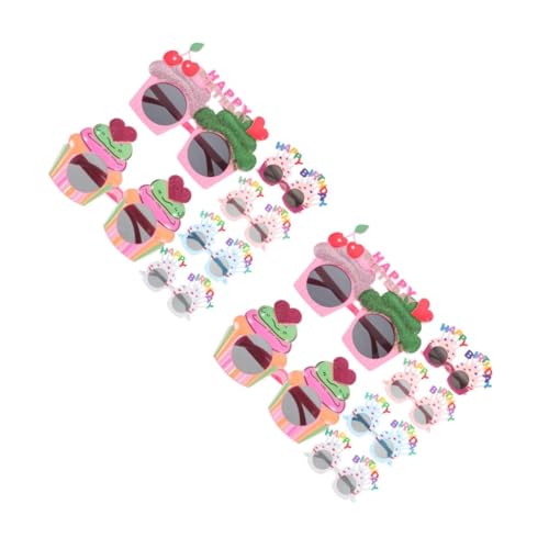 GLEAVI 2 Sätze Teiliges Geburtstags Partybrillen Aus Leichtem Bunte Lustige Foto Requisiten Sicherer Sitz Modisch Und Bequem Für Partyaccessoires Und Fotospiele 6 Stück * 2 GLEAVI 2 Sätze Teiliges Geburtstags Partybrillen Aus Leichtem Bunte Lustige Foto Requisiten Sicherer Sitz Modisch Und Bequem Für Partyaccessoires Und Fotospiele 6 Stück * 2 von GLEAVI