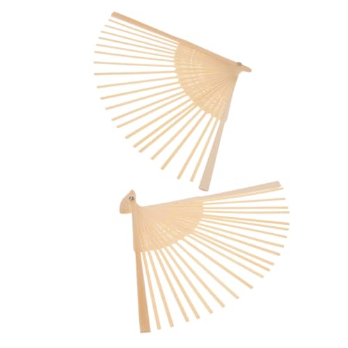 GLEAVI 2 Stück Faltbare Fächerrahmen aus Holz für DIY Projekte Unvollendete Handfächer für Hochzeiten Geburtstagsfeiern und Bastelarbeiten Tragbar und Langlebig Japanisches Design GLEAVI 2 Stück Faltbare Fächerrahmen aus Holz für DIY Projekte Unvollendete Handfächer für Hochzeiten Geburtstagsfeiern und Bastelarbeiten Tragbar und Langlebig Japanisches Design von GLEAVI
