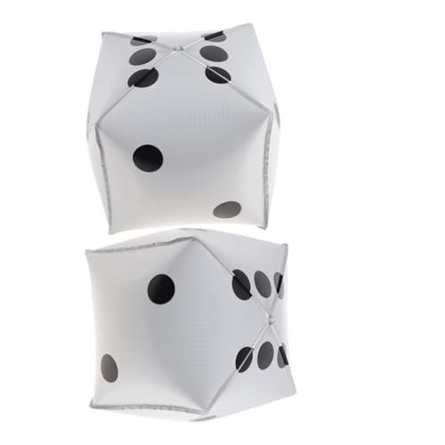 GLEAVI 2 Stück Folienballons für Partys Aluminium Foil Ballons Würfelform für Themen Dekorationen und Spielabende für Dekoration GLEAVI 2 Stück Folienballons für Partys Aluminium Foil Ballons Würfelform für Themen Dekorationen und Spielabende für Dekoration von GLEAVI