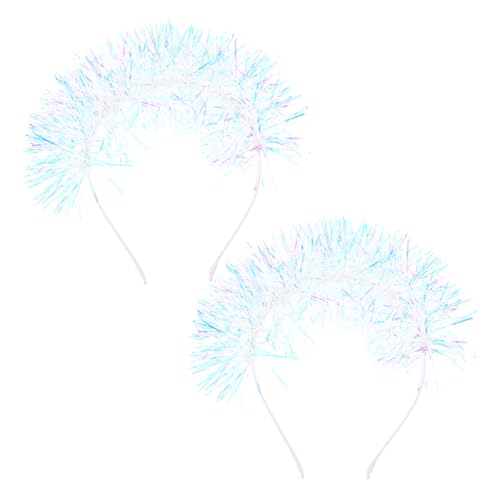 GLEAVI 2 Stück Glitzerndes Stirnband und Dekoratives Haarband für Mädchen mit Tinsel für Partys Hochzeiten und Cosplay GLEAVI 2 Stück Glitzerndes Stirnband und Dekoratives Haarband für Mädchen mit Tinsel für Partys Hochzeiten und Cosplay von GLEAVI