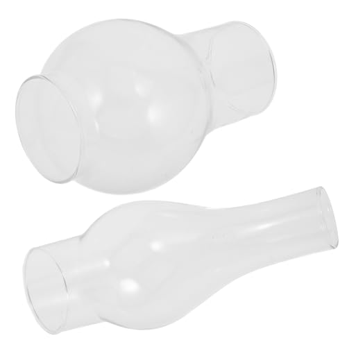 GLEAVI 2 Stück Öllampe Windschutz Glaslampe Vintage Öl Lampe Zubehör Retro Kerosinlampe für Innenräume zu Installieren GLEAVI 2 Stück Öllampe Windschutz Glaslampe Vintage Öl Lampe Zubehör Retro Kerosinlampe für Innenräume zu Installieren von GLEAVI