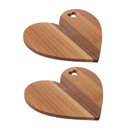 GLEAVI 2 Stück Schneidebrett Form Charcuterie Valentinstag Urlaub Platte Käse Herz Süße Serviertablett Brotbrett Holz Steak Servierbrett Candy Board Holz GLEAVI 2 Stück Schneidebrett Form Charcuterie Valentinstag Urlaub Platte Käse Herz Süße Serviertablett Brotbrett Holz Steak Servierbrett Candy Board Holz von GLEAVI