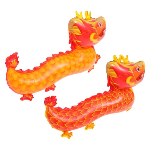 GLEAVI 2 Stück Teiliges Drachen Folienballon für Chinesisches Neujahr Große Party Dekoration Orange und Rot Langlebig Vielseitig Verwendbar für Wand Fenster Familienfeier Chinesisches GLEAVI 2 Stück Teiliges Drachen Folienballon für Chinesisches Neujahr Große Party Dekoration Orange und Rot Langlebig Vielseitig Verwendbar für Wand Fenster Familienfeier Chinesisches von GLEAVI