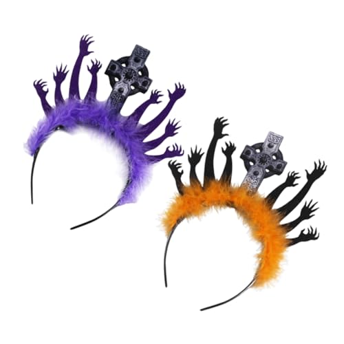 GLEAVI 2 Stück Teiliges Halloween Haarband mit Zombiehand und Grabstein Leichtes Gruseliges Party Accessoire für Kostüm Bequemes Headband für Masquerade und Halloween Feiern GLEAVI 2 Stück Teiliges Halloween Haarband mit Zombiehand und Grabstein Leichtes Gruseliges Party Accessoire für Kostüm Bequemes Headband für Masquerade und Halloween Feiern von GLEAVI
