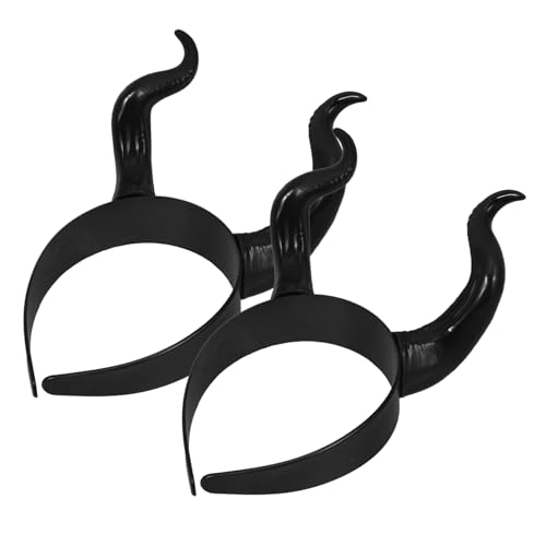 GLEAVI 2 Stück Teufelshörner Haarreif für Halloween Cosplay Leichte Bequeme Kopfbedeckung für Partys als Accessoire für Kostüme und Fotoshootings GLEAVI 2 Stück Teufelshörner Haarreif für Halloween Cosplay Leichte Bequeme Kopfbedeckung für Partys als Accessoire für Kostüme und Fotoshootings von GLEAVI