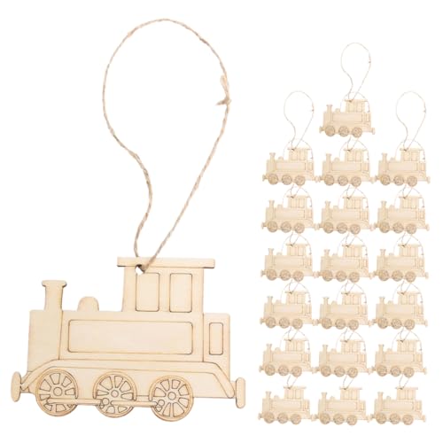 GLEAVI 20 Stück Holz Zug Kopf Ornamente Unfertige Holzscheiben für Diy Bastelarbeiten für Karten Hochzeiten und Festdekorationen GLEAVI 20 Stück Holz Zug Kopf Ornamente Unfertige Holzscheiben für Diy Bastelarbeiten für Karten Hochzeiten und Festdekorationen von GLEAVI
