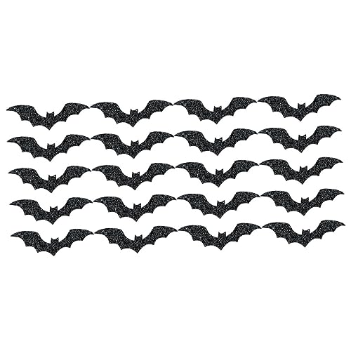 GLEAVI 20 Stück Teiliges Halloween Fledermaus Tischdekoration Glitzernde Fledermaus Ornamente für Gruselige Party für Halloween Geschirr und Horror Party Zubehör GLEAVI 20 Stück Teiliges Halloween Fledermaus Tischdekoration Glitzernde Fledermaus Ornamente für Gruselige Party für Halloween Geschirr und Horror Party Zubehör von GLEAVI