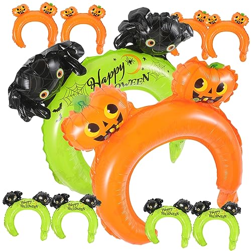 GLEAVI 20 Stück Teiliges Halloween Party Ballon Folienballons Kürbis und Spinnendesign Wiederverwendbar als Haarreif Deko für Bar Ktv und Einkaufszentrum Einfache Anwendung GLEAVI 20 Stück Teiliges Halloween Party Ballon Folienballons Kürbis und Spinnendesign Wiederverwendbar als Haarreif Deko für Bar Ktv und Einkaufszentrum Einfache Anwendung von GLEAVI