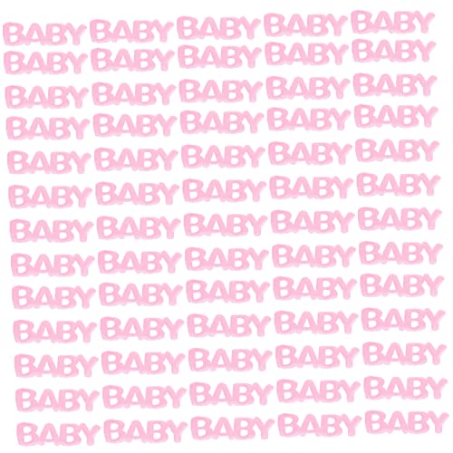 GLEAVI 200 Stück Babyparty -dekoration Rosa Mini Streuen Bunt Aufdecken Konfetti Fest Geburtstag Pastell Dekorationen Füllstoffe Erste Gänseblümchen Tun Junge Oh Blau Tischzentrum Plastik von GLEAVI