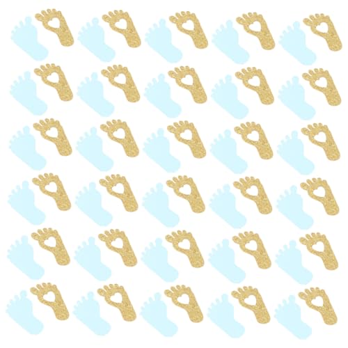 GLEAVI 200 Stück Fußabdruck Papierkonfetti Shower Dekoration Geburtstagsdeko Party Tischstreu Streudeko Babyparty Zubehör Zufällige Farbe Zufällige Farbe GLEAVI 200 Stück Fußabdruck Papierkonfetti Shower Dekoration Geburtstagsdeko Party Tischstreu Streudeko Babyparty Zubehör Zufällige Farbe Zufällige Farbe von GLEAVI