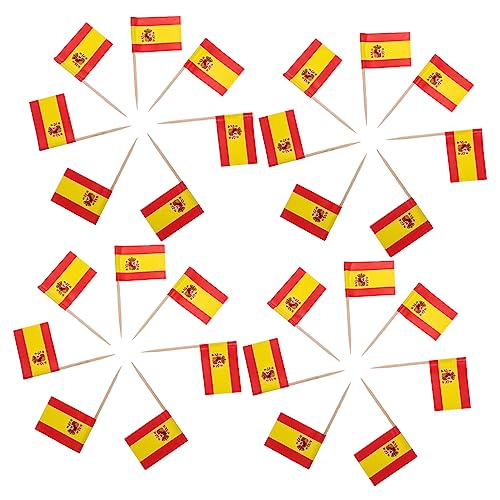 GLEAVI 200Stücke Zahnstocher Flaggen Dekorative Cupcake Topper mit Internationalen Landflaggen für Partys und Feiern Einfache Anwendung und Ansprechendes Design für Kreative von GLEAVI
