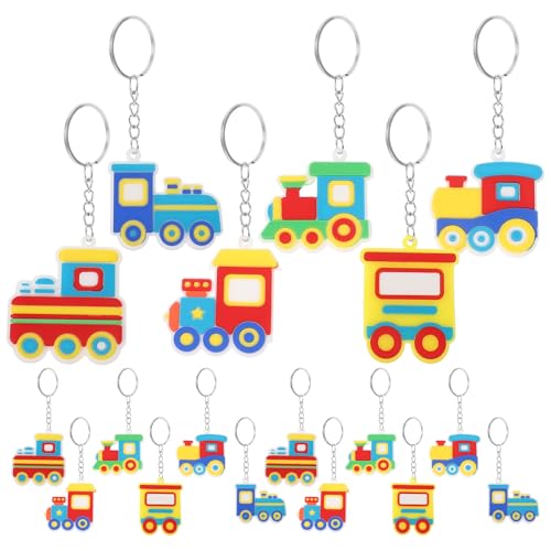 GLEAVI 24 Stück niedliche Auto-Schlüsselanhänger: PVC-Cartoon-Schlüsselring, bunter Taschenanhänger für Rucksäcke, Geldbörsen, lustige Weihnachtsgeschenke, Partygeschenke, Beutelfüller für GLEAVI 24 Stück niedliche Auto-Schlüsselanhänger: PVC-Cartoon-Schlüsselring, bunter Taschenanhänger für Rucksäcke, Geldbörsen, lustige Weihnachtsgeschenke, Partygeschenke, Beutelfüller für von GLEAVI