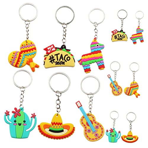 GLEAVI 24Stücke Mexikanische Schlüsselanhänger Teiliges Fiesta Dekorationen für Partys Geburtstagsfeiern Babypartys und Sommerfestivals Cartoon Designs GLEAVI 24Stücke Mexikanische Schlüsselanhänger Teiliges Fiesta Dekorationen für Partys Geburtstagsfeiern Babypartys und Sommerfestivals Cartoon Designs von GLEAVI