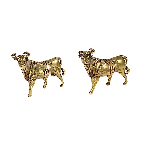 GLEAVI 2Stücke Messing Kuh Schmuck Desktop Dekoration für Zuhause und Büro Kreative und Einzigartige Figur aus Hochwertigem Material Platzsparendes Design Langlebig GLEAVI 2Stücke Messing Kuh Schmuck Desktop Dekoration für Zuhause und Büro Kreative und Einzigartige Figur aus Hochwertigem Material Platzsparendes Design Langlebig von GLEAVI