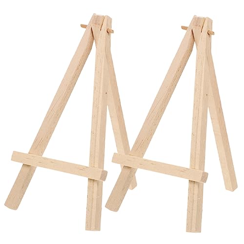GLEAVI 2Stücke Mini Staffelei aus Holz Faltbar Tischständer für Karten Fotos Kunstwerke Vielseitig Einsetzbar Kompakt und Leicht zu Transportieren Präsentationen GLEAVI 2Stücke Mini Staffelei aus Holz Faltbar Tischständer für Karten Fotos Kunstwerke Vielseitig Einsetzbar Kompakt und Leicht zu Transportieren Präsentationen von GLEAVI