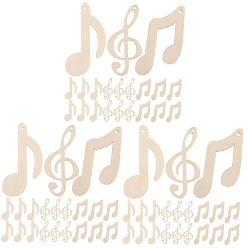 GLEAVI 3 Sätze Musiknoten Holzscheiben Für Diy Bastelprojekte Natürliche Holzstücke Notenform Für Dekoration Kinderfreundlich Und Vielseitig Einsetzbar 30 Stück * 3 GLEAVI 3 Sätze Musiknoten Holzscheiben Für Diy Bastelprojekte Natürliche Holzstücke Notenform Für Dekoration Kinderfreundlich Und Vielseitig Einsetzbar 30 Stück * 3 von GLEAVI