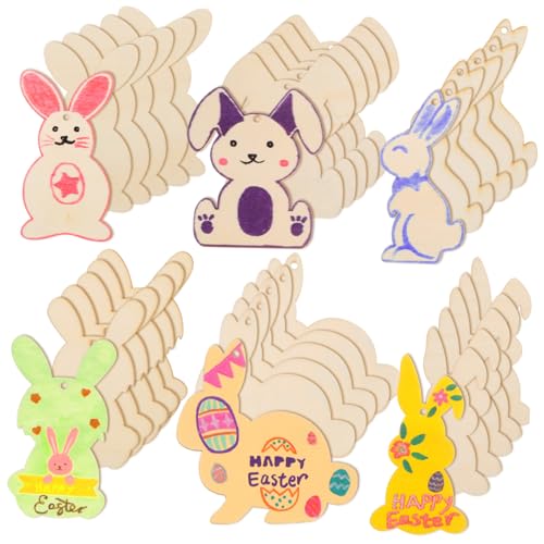 GLEAVI 3 Sätze Osterhase klein Ornamente Kaninchen easter decoration ozdoby wielkanocne holzschnitzerei holzbretter holzbastelsets Holzscheiben zum Basteln Holzausschnitte für Handwerk GLEAVI 3 Sätze Osterhase klein Ornamente Kaninchen easter decoration ozdoby wielkanocne holzschnitzerei holzbretter holzbastelsets Holzscheiben zum Basteln Holzausschnitte für Handwerk von GLEAVI