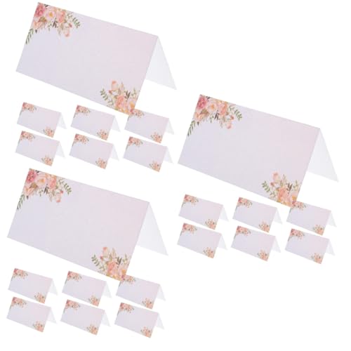 GLEAVI 3 Sätze Tischkarten Für Hochzeiten Und Feiern Beschreibbare Platzkarten Mit Floralem Druck Namenskarten Für Tischdekoration Für Hochzeiten Geburtstagsfeiern Und 50 Stück * 3 GLEAVI 3 Sätze Tischkarten Für Hochzeiten Und Feiern Beschreibbare Platzkarten Mit Floralem Druck Namenskarten Für Tischdekoration Für Hochzeiten Geburtstagsfeiern Und 50 Stück * 3 von GLEAVI