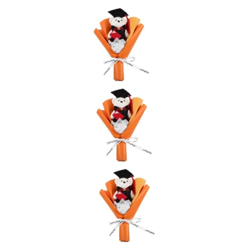 GLEAVI 3 Stück Abschluss Bärenstrauß tragen Puppe Plüsch Liebenswert Karikatur Schule dekoration Absolvent präsentiert Gefälligkeiten für Abschlussfeiern Abschlussbouquet Stoff GLEAVI 3 Stück Abschluss Bärenstrauß tragen Puppe Plüsch Liebenswert Karikatur Schule dekoration Absolvent präsentiert Gefälligkeiten für Abschlussfeiern Abschlussbouquet Stoff von GLEAVI