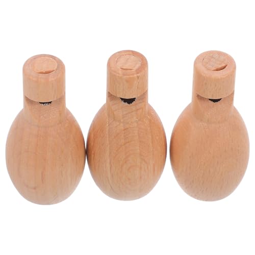 GLEAVI 3 Stück Mini Holzpfeife für DIY Musikinstrumente aus Massivem Holz für Musikalisches Training Kreative Bastelprojekte für Vorschulkinder GLEAVI 3 Stück Mini Holzpfeife für DIY Musikinstrumente aus Massivem Holz für Musikalisches Training Kreative Bastelprojekte für Vorschulkinder von GLEAVI