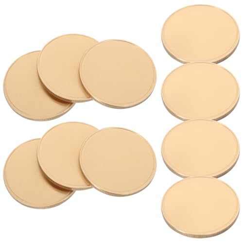 GLEAVI 3 Stück Teiliges Blanko Münzen aus Messing Lasergravur Basismaterial für Diy Bastelarbeiten Präzise Metallprägung für Geburtstags und Reiseandenken Langlebige Sammlerstücke GLEAVI 3 Stück Teiliges Blanko Münzen aus Messing Lasergravur Basismaterial für Diy Bastelarbeiten Präzise Metallprägung für Geburtstags und Reiseandenken Langlebige Sammlerstücke von GLEAVI