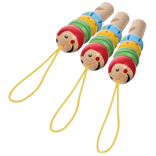 GLEAVI 3 Stück Teiliges Holzpfeifen Bunte Cartoon Pfeifen Pädagogisches Lernspielzeug für Kleinkinder Leicht Handlich Fördert Musikalische Entwicklung und Aufmerksamkeit GLEAVI 3 Stück Teiliges Holzpfeifen Bunte Cartoon Pfeifen Pädagogisches Lernspielzeug für Kleinkinder Leicht Handlich Fördert Musikalische Entwicklung und Aufmerksamkeit von GLEAVI