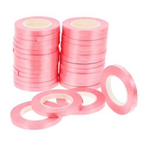 GLEAVI 30 Rollen Ballonband Hochzeitsband Blumenverpackungsband Geschenkbänder ein Verpackungsband Partyverpackungsband Verpackungsband für Verpackungsvorräte Plastik Roségold von GLEAVI