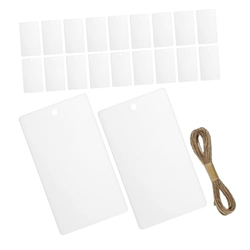 GLEAVI 32 Stück Tag -Speicherbox Papieretiketten mit verstärktem Loch Namensschilder für Taschen Warenanhänger Kleidungsschildetiketten Etiketten für Speisekörbe Inventar -Tags Acryl Weiß GLEAVI 32 Stück Tag -Speicherbox Papieretiketten mit verstärktem Loch Namensschilder für Taschen Warenanhänger Kleidungsschildetiketten Etiketten für Speisekörbe Inventar -Tags Acryl Weiß von GLEAVI