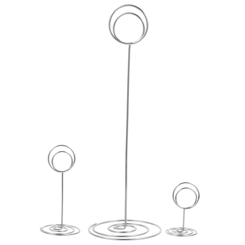 GLEAVI 36 Stück Metallkartenhalter aus Tischkartenständer für Hochzeiten Menükartenhalter Stabile Fotohalter mit Clip für Restaurant und Partys von GLEAVI
