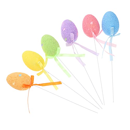 GLEAVI 36 Stück Teiliges Cupcake Toppers Realistische Bunte Ei Dekorationen Wiederverwendbar Leicht und Sicher für Kuchen Partys und Frühlingsfeiern GLEAVI 36 Stück Teiliges Cupcake Toppers Realistische Bunte Ei Dekorationen Wiederverwendbar Leicht und Sicher für Kuchen Partys und Frühlingsfeiern von GLEAVI