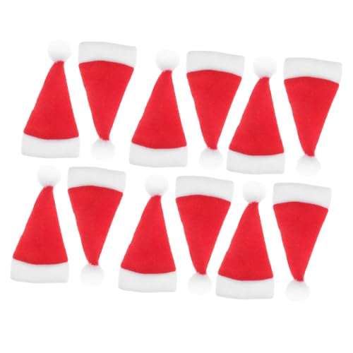 GLEAVI 36 Stück Teiliges Mini Weihnachtsmann-mützen aus Weichem Flanell Vielseitige Bestecktaschen Lollipop-hüte und Flaschenhauben für Festliche Tischdeko Partyaccessoires und GLEAVI 36 Stück Teiliges Mini Weihnachtsmann-mützen aus Weichem Flanell Vielseitige Bestecktaschen Lollipop-hüte und Flaschenhauben für Festliche Tischdeko Partyaccessoires und von GLEAVI