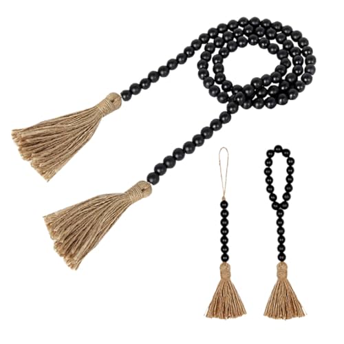 GLEAVI 3Stücke Teiliges Holzperlen Quasten Hängedekor für Home Decor Natürliche Holzperlen Schnur für Wohnzimmer und Kreative Fotorequisiten Langlebig GLEAVI 3Stücke Teiliges Holzperlen Quasten Hängedekor für Home Decor Natürliche Holzperlen Schnur für Wohnzimmer und Kreative Fotorequisiten Langlebig von GLEAVI