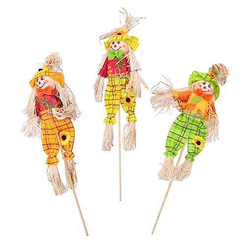 GLEAVI 3st Halloween-Party-Vogelscheuche-Ornament Krähen/vögel Verscheuchen Halloween-Vogelscheuche Für Den Garten Kleines Vogelscheuchen-Set Halloween-Hof-Schild Geist Bambus Herbst Büro GLEAVI 3st Halloween-Party-Vogelscheuche-Ornament Krähen/vögel Verscheuchen Halloween-Vogelscheuche Für Den Garten Kleines Vogelscheuchen-Set Halloween-Hof-Schild Geist Bambus Herbst Büro von GLEAVI