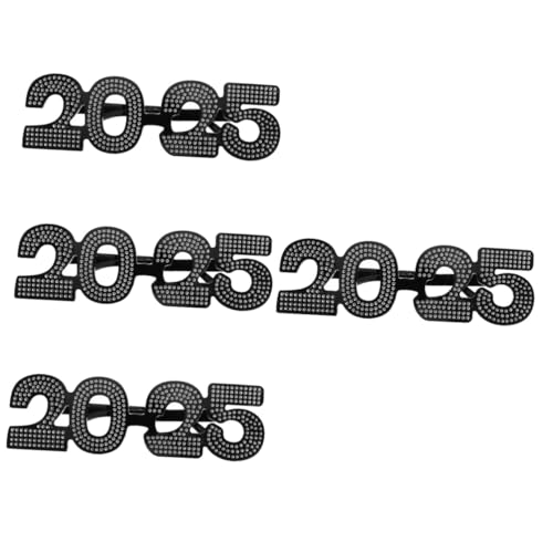 GLEAVI 4 Paar Lustige Brillen Mit Der Zahl 2025 Frohes Neues Jahr Dekorationen 2025 Einfache Silvesterparty Brille Für Glitzer 2025 Zahlenbrille Silvesterbrille Für Erwachsene GLEAVI 4 Paar Lustige Brillen Mit Der Zahl 2025 Frohes Neues Jahr Dekorationen 2025 Einfache Silvesterparty Brille Für Glitzer 2025 Zahlenbrille Silvesterbrille Für Erwachsene von GLEAVI