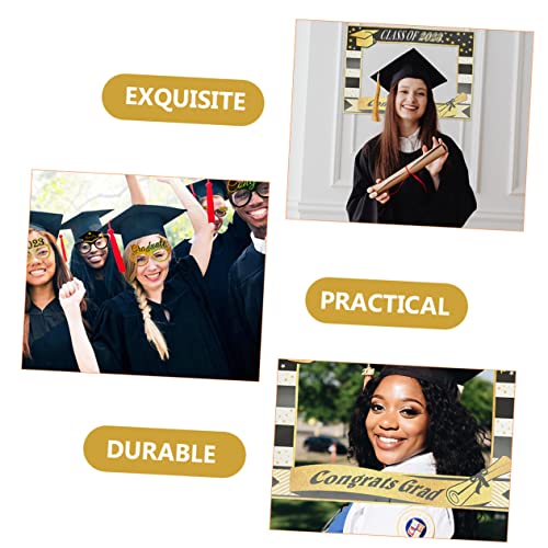 GLEAVI 4 Sätze Abschlussbrillen Requisiten Abschluss Requisiten Schule glückwunsch grad geformt rahmen gläser Abschlussfoto -Requisiten Fotokabine für Absolventen Papier GLEAVI 4 Sätze Abschlussbrillen Requisiten Abschluss Requisiten Schule glückwunsch grad geformt rahmen gläser Abschlussfoto -Requisiten Fotokabine für Absolventen Papier von GLEAVI