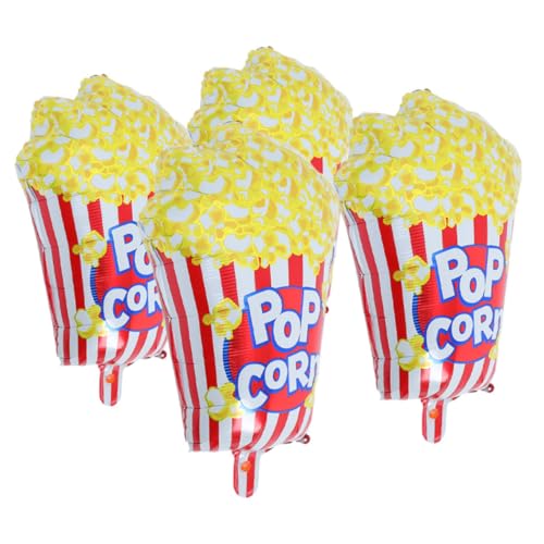 GLEAVI 4 Stück Popcornballon Film-Popcorn-Ballon Popcorn Party bevorzugt Popcorn-Dekorationen für Partys Zubehör für Film-Mottopartys Fast-Food-Partydekorationen Aluminiumfolie GLEAVI 4 Stück Popcornballon Film-Popcorn-Ballon Popcorn Party bevorzugt Popcorn-Dekorationen für Partys Zubehör für Film-Mottopartys Fast-Food-Partydekorationen Aluminiumfolie von GLEAVI